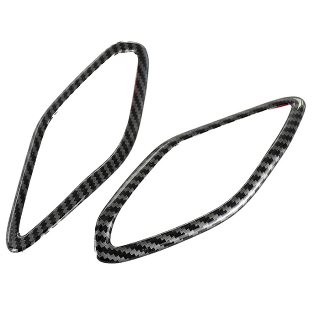 MSI Sanction para 11Th Gen 2022 Fibra de Carbono Cubierta de Altavoz Frontal Pilar A, Moldura de Anillo, Accesorios Adhesivos para