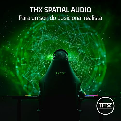 Razer Kraken V4 Pro - Auriculares inalámbricos para Juegos con Centro de Control - Háptica Razer Sensa HD (Controladores Triforce de 40mm, Razer HyperSpeed & Bluetooth, THX Spatial Audio) Negro