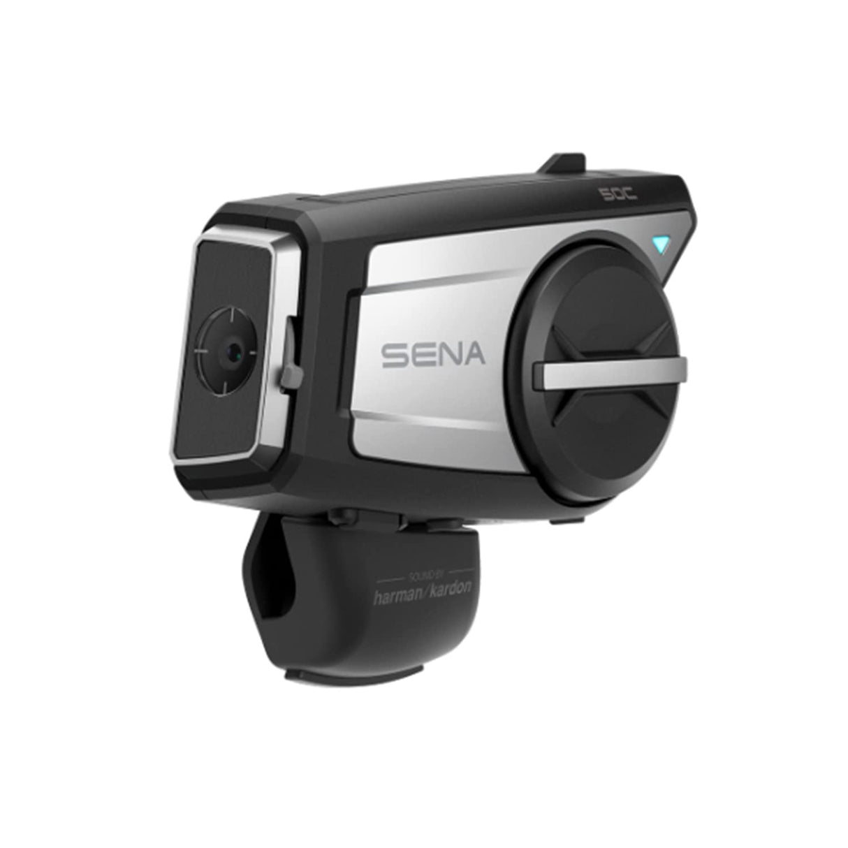 Sena 50C Sistema de comunicación y cámara 4K con Sound by Harman Kardon. Mesh Intercom Integrado con Altavoces y micrófono de Primera Calidad