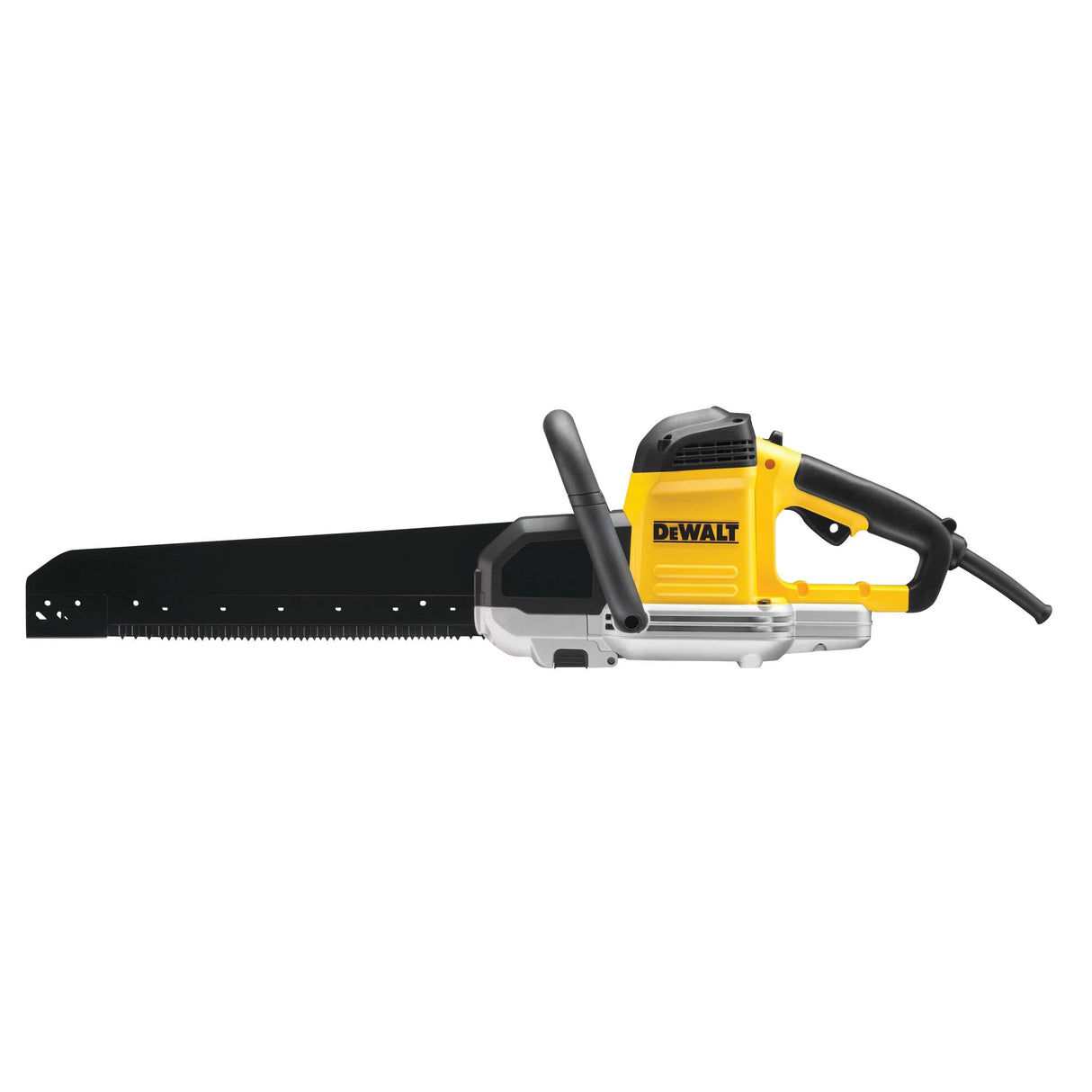 DEWALT DWE396-QS - Sierra Alligator 1.600W, Longitud de carrera 295mm, Hoja Poroton Clase 12, 3000 cpm, Cambio Rápido de Hojas, Ideal para Construcción y Demolición