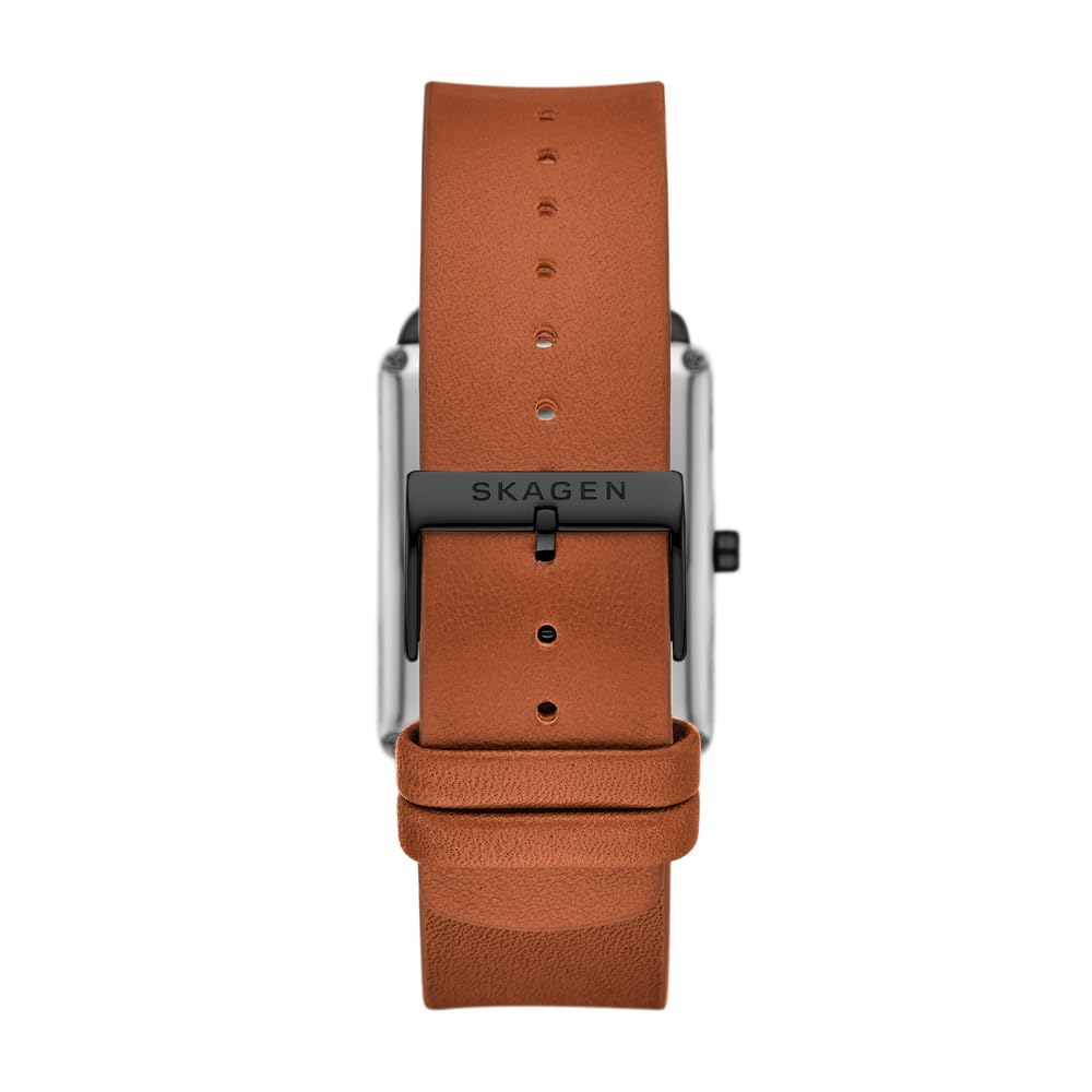 Skagen Reloj Analógico para Hombre de Cuarzo con Correa en Cuero SKW6929