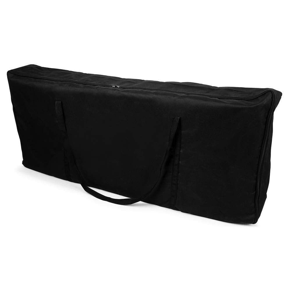 Ibiza - DS30 - Pie de DJ profesional plegable ajustable con paneles de acabado opacos - Maletín de transporte incluido - Negro