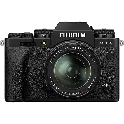 Fujifilm X-T4 16650742 - Kit de cámara con objetivo XF18-55/2.8-4, color negro