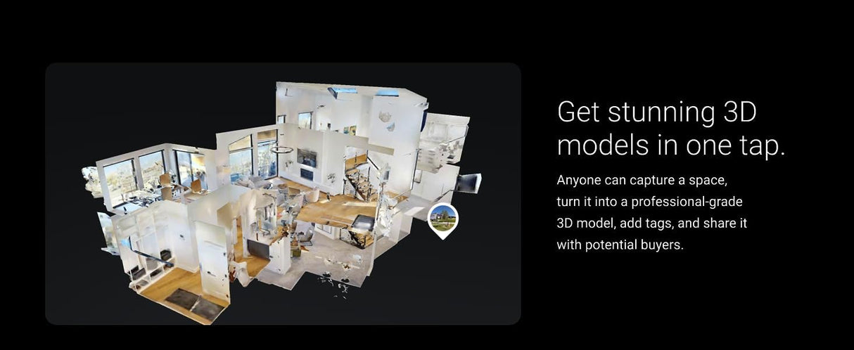 Matterport Pro2 3D Camera for Creating Professional 3D Virtual Experiences with 360 Views and 4K Photography