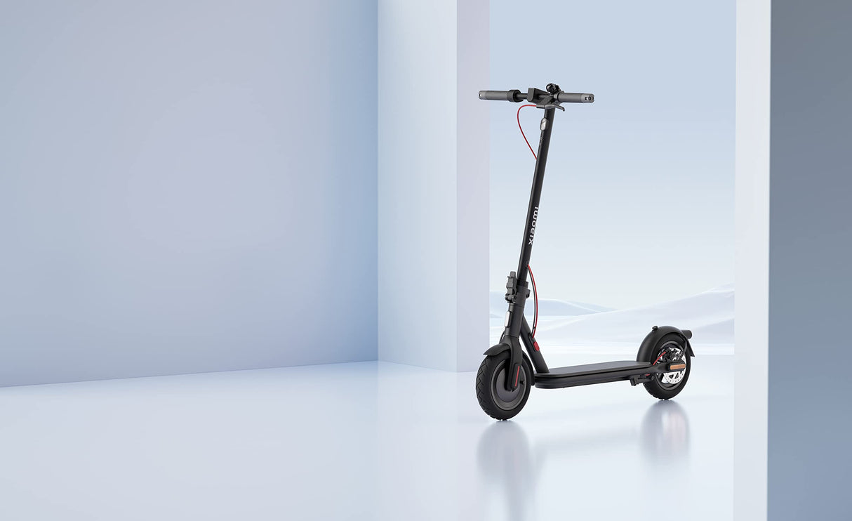 Xiaomi Scooter eléctrico 4, indicadores de dirección integrados, plegable, motor 300 W, autonomía 35 km, freno de disco trasero, neumáticos de 10 pulgadas, recuperación energética KERS, control Xiaomi