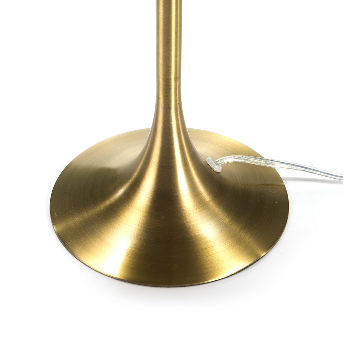 LAMPARA SOBREMESA 30X30X53 METAL DORADO