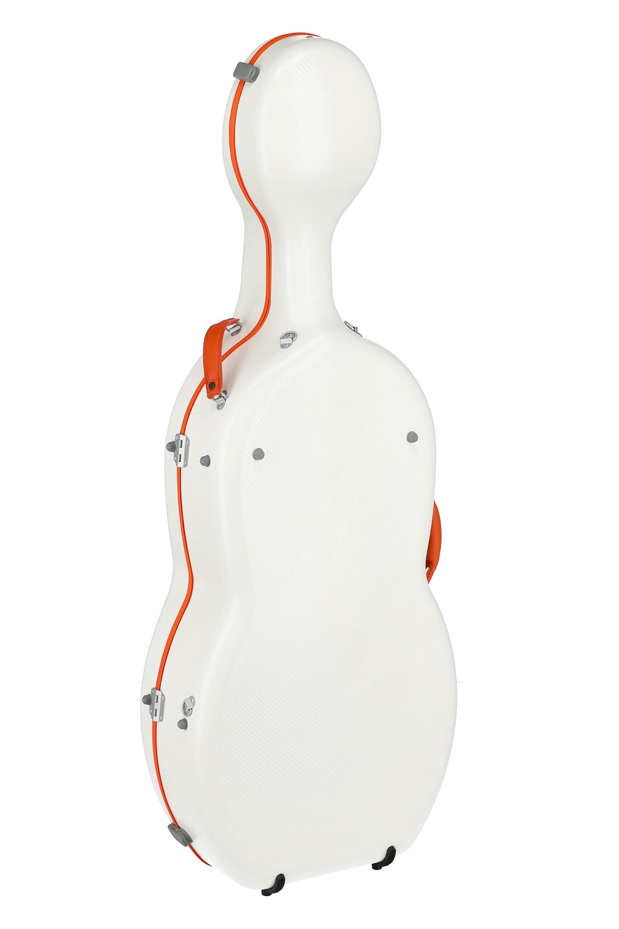 GEWA Pure Estuche para violonchelo Policarbonato FUN 4/4 Blanco Naranja
