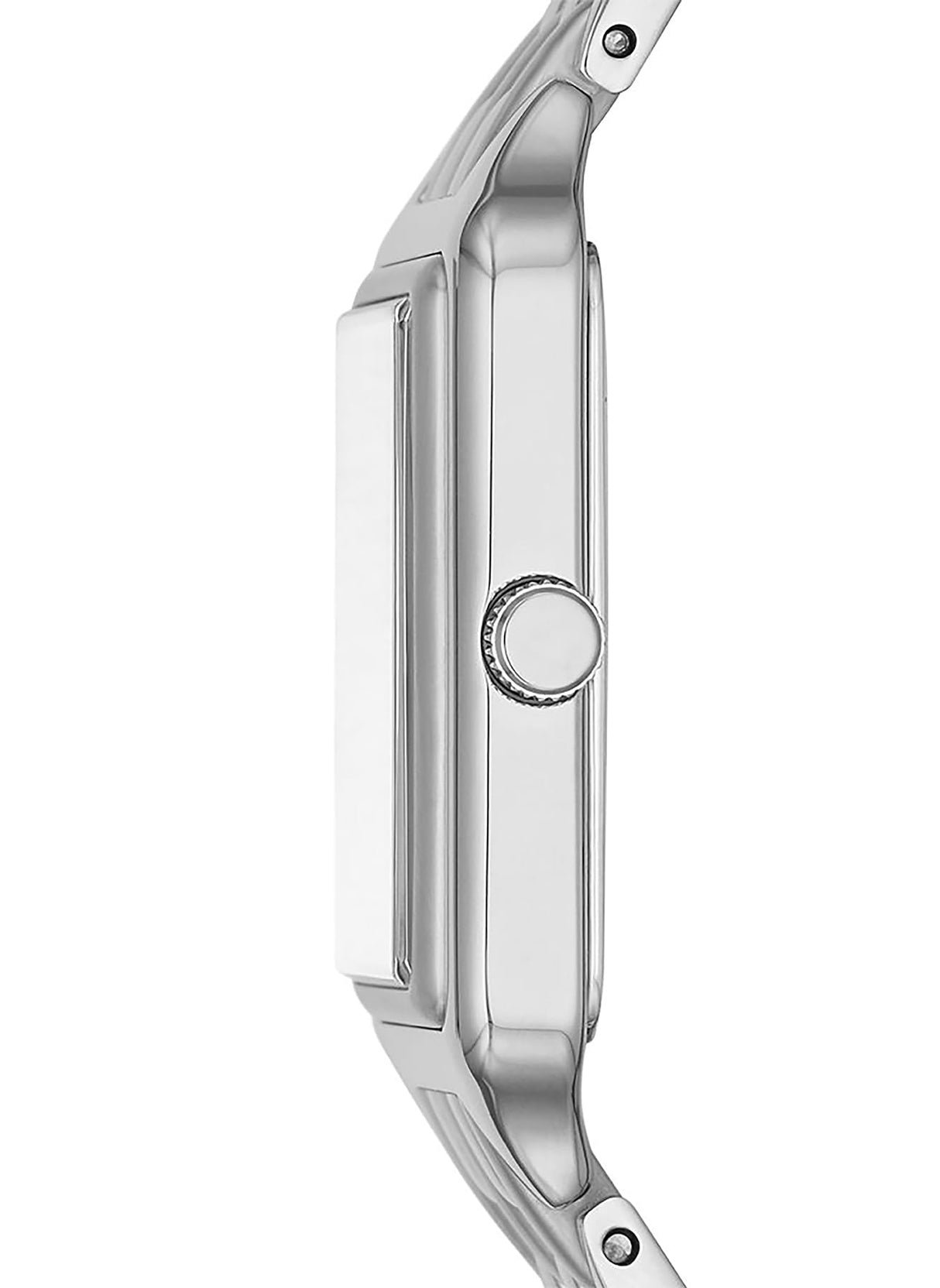 Fossil Reloj Raquel para mujer, movimiento de cuarzo de tres agujas con correa de acero inoxidable, Tono plata y blanco, 23 mm