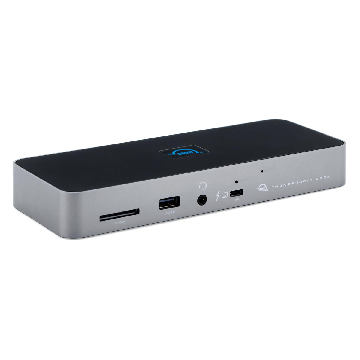OWC Thunderbolt Dock con 11 Puertos, Pantallas 8k, 2X 4k @ 60Hz, 1x 4k @ 120Hz, Gigabit Ethernet, 3X TB4 (USB-C), 3X USB Gen 2 Tipo-A, 1x USB 2, Cable Incluido, Space Grey