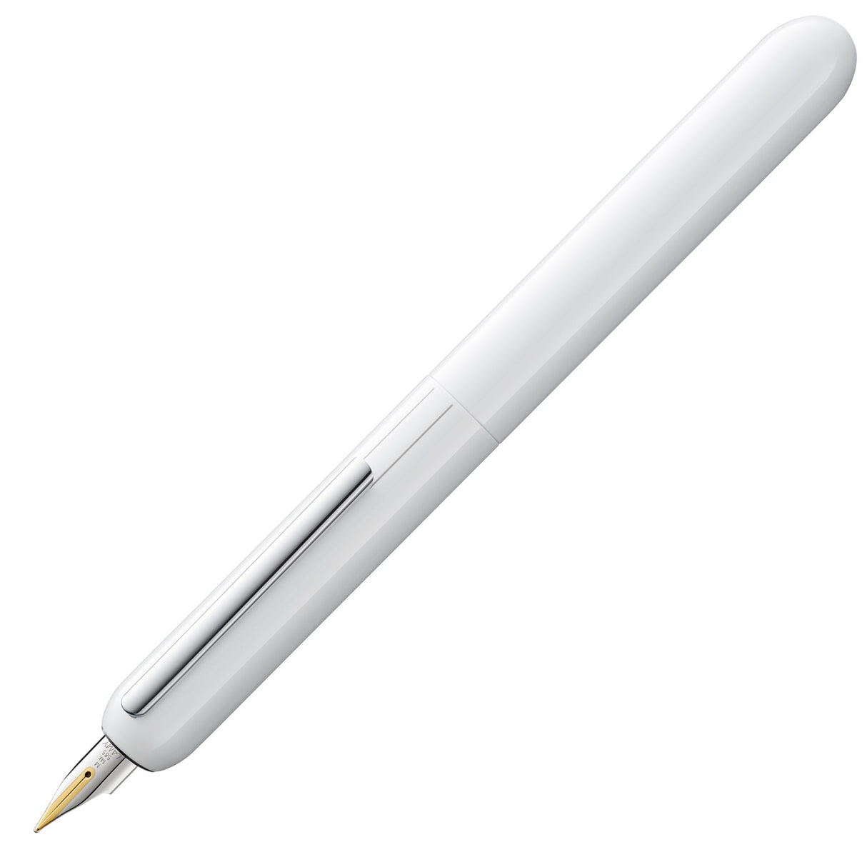 Lamy 1228087 pluma EF modelo 3 White PT diálogo piano, colour blanco/plata/oro