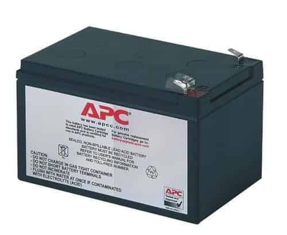 APC, RBC4, Batería de sustitución para UPS compatible con los modelos SC620I y otros, 12 V, Color Negro