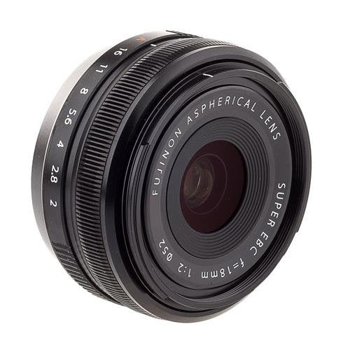 Fujifilm Fujinon XF 18 mm f:2 R - Objetivo con Distancia Focal Fija (Diámetro: 52 mm), Negro