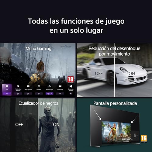 Sony BRAVIA 8 OLED 55 Pulgadas 4K HDR Google Smart TV (2024), Funciones Gaming para PS5 y IMAX Enhanced, Dolby Vision Atmos, Chromecast, Apple AirPlay, 120Hz 55XR80