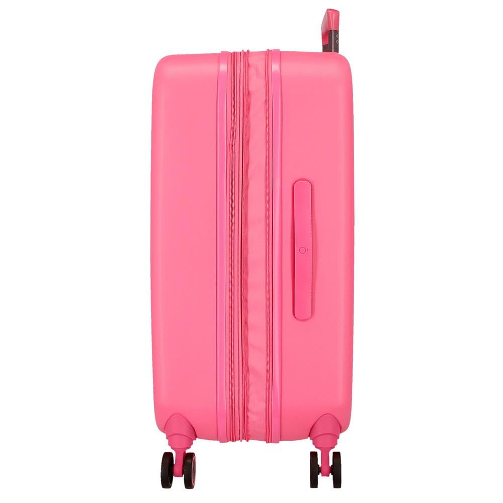 Joumma Disney You Are Magical Juego de Maletas Fucsia 55/70 cms Rígido 7,54 kgs Cierre TSA Integrado ABS 7,54 kgs 116L Equipaje de Mano