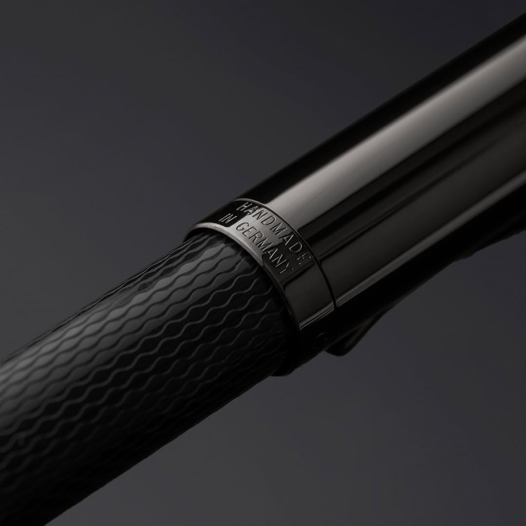 Graf von Faber-Castell 145269 Roller Guilloche Black Edition