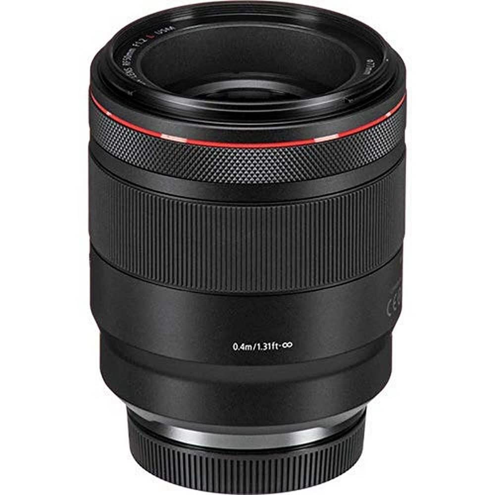 Canon - Objetivo RF 50mm f/1,2 L USM (Abertura f/1,2, Enfoque mínimo de 0,40 m, Motor USM, Abertura de 10 Hojas, Serie L) Negro