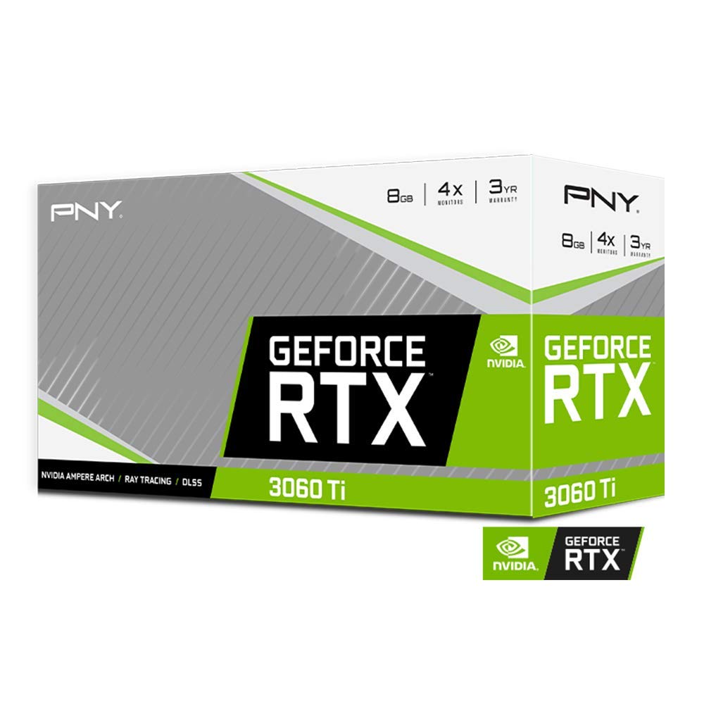 PNY Tarjeta Gráfica GeForce RTX™ 3060 Ti 8GB Uprising Dual Fan