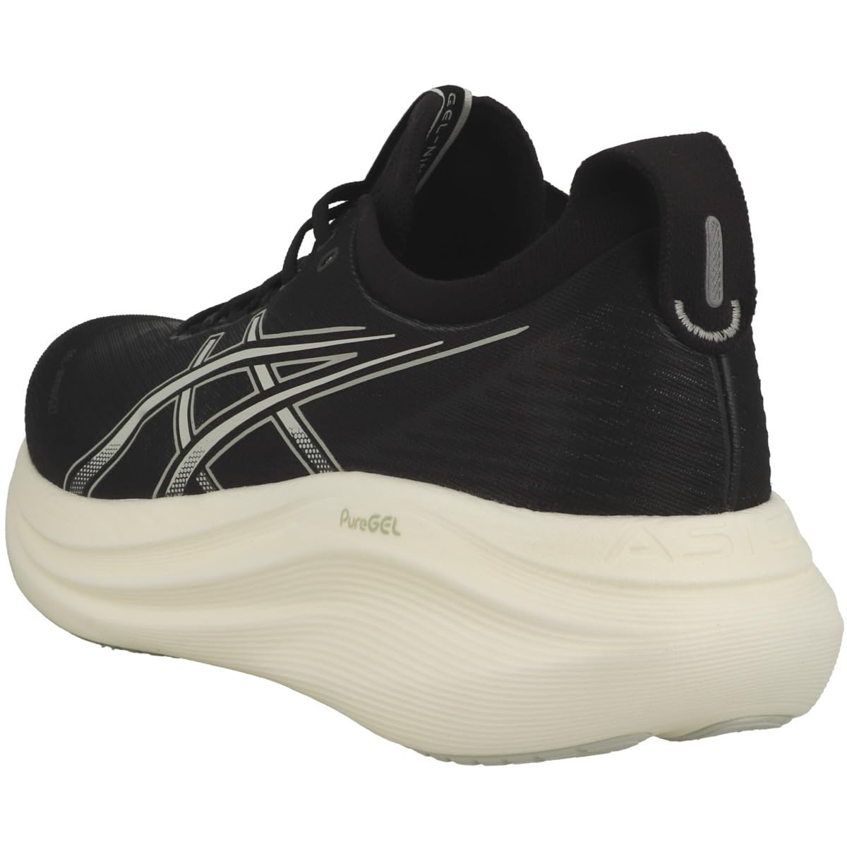 ASICS Gel-Nimbus 27, Sneaker Hombre, Black/Lake Grey, 43.5 EU