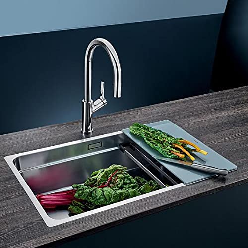 Blanco 524272 Fregadero de cocina de acero inoxidable, 80 cm Unterschrank