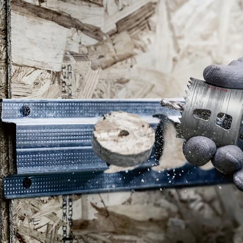 Bosch Juego de 14 sierras perforadoras Pro Multi Material Power Change Plus, estuche transparente para madera blanda, paneles de yeso, diámetro de 20 a 76mm, accesorio profesional, Versión actual