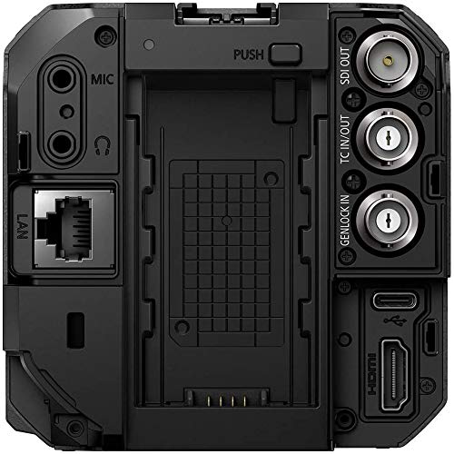 Panasonic Lumix DC-BGH1 - Cámara Box, Montura L, Sensor de Formato Completo de 24MP, transmisión en Vivo, producción de películas, utilizable con Drones, Color Negro