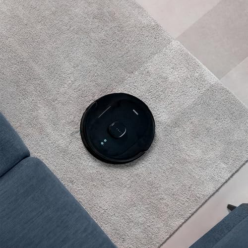 Cecotec Robot Aspirador Base Autovaciado Conga 9590 Spin Revolution Ultra Power Home. Navegación Láser, 10000Pa, App, Autonomía 240min, Mopas Giratorias. Cepillo de Silicona Mascotas
