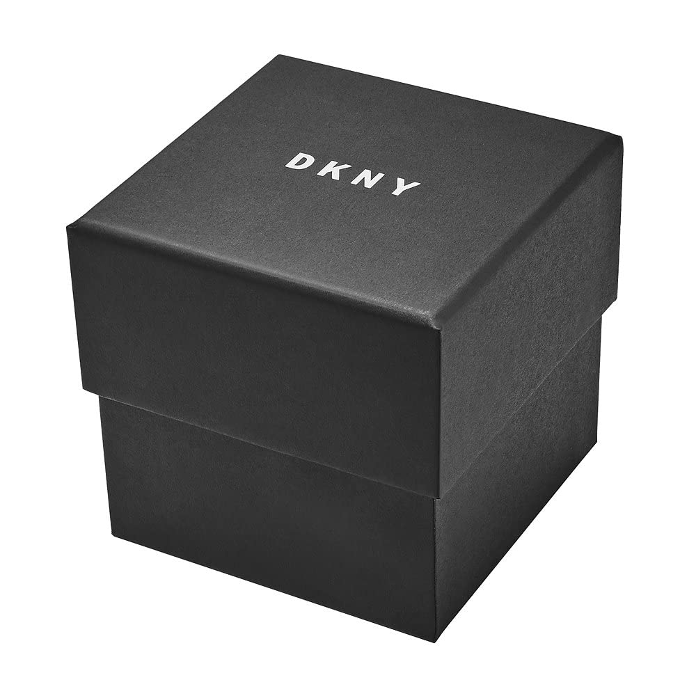 DKNY Reloj para mujer Nolita, movimiento de tres manecillas, 26mm 2T Plata/Oro Caja de acero con correa de acero, NY2922