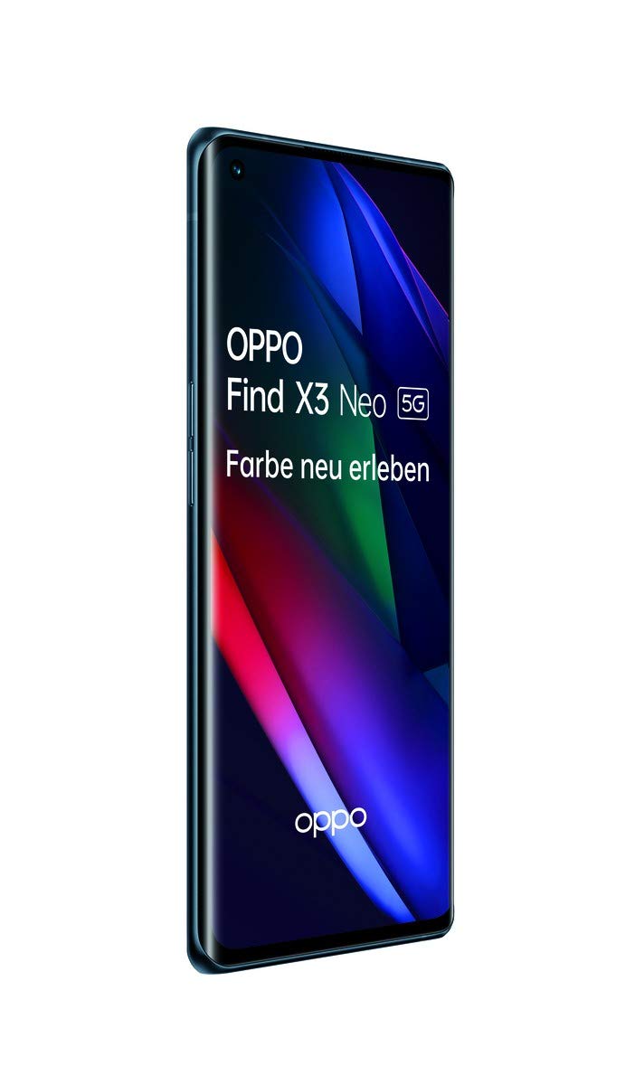OPPO Find X3 Neo 5G - Teléfono Móvil libre, 12GB+256GB, Cámara 50+16+13+2+32 MP, Smartphone Android, Batería 4500mAh, Carga Rápida 65W, Dual SIM - Negro