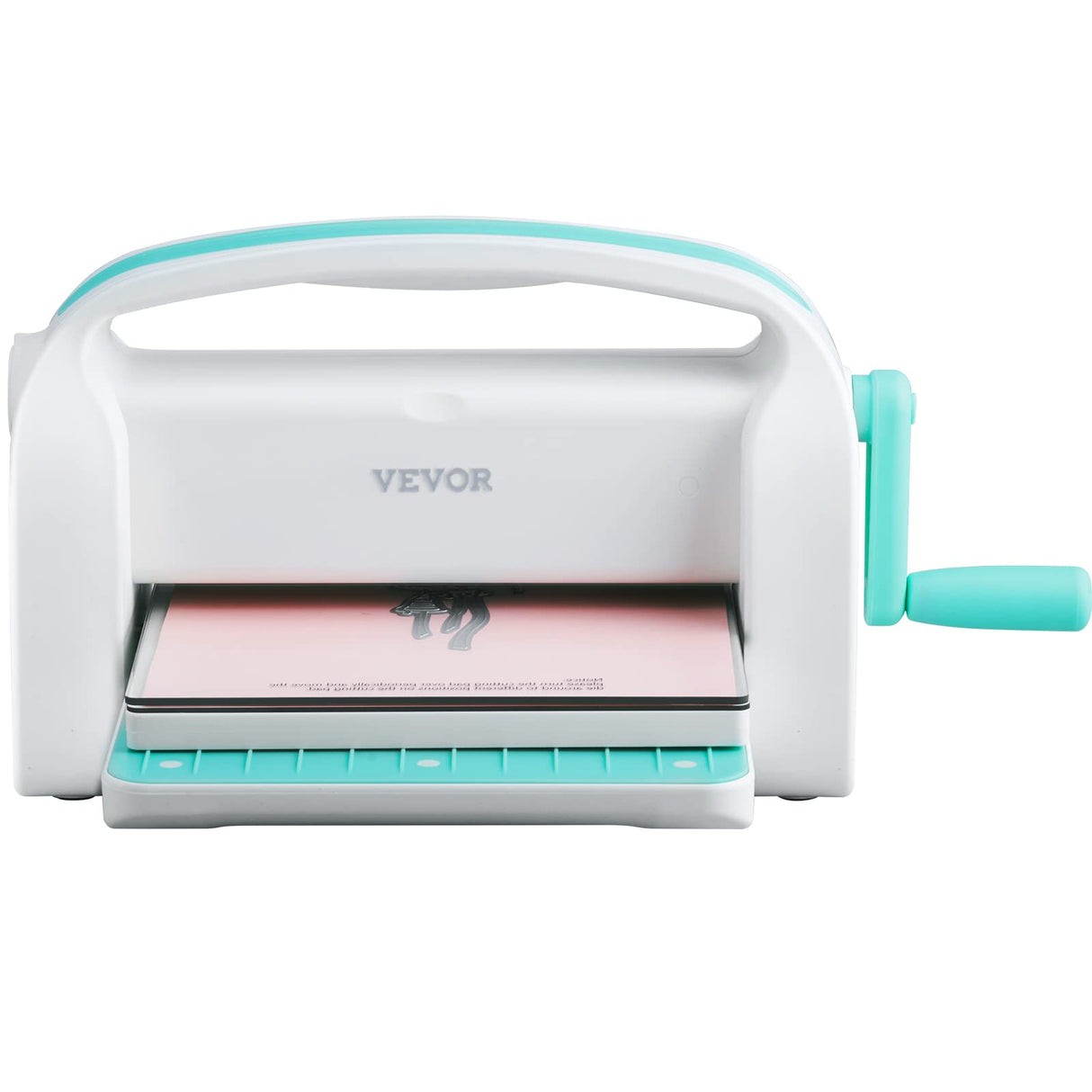 VEVOR Máquina Troqueladora Apertura de Ancho de 226 mm Máquina de Troquelado y Estampado Manual con 8 Troqueles, 10 Cartulinas y 1 Carpeta A6 Juego Completo para Decoración Álbum Tarjetas Manualidades
