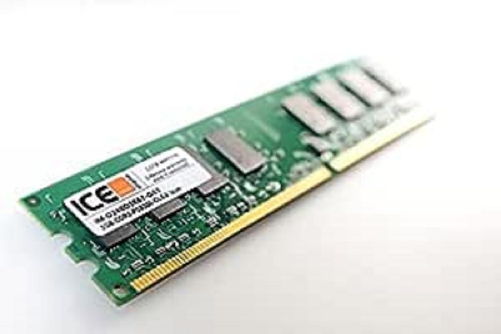ICEmemory DDR-333 DIMM ECC, 1 GB, registrado CL2.5 36 Chip 64Mx4, PC-2700, color negro