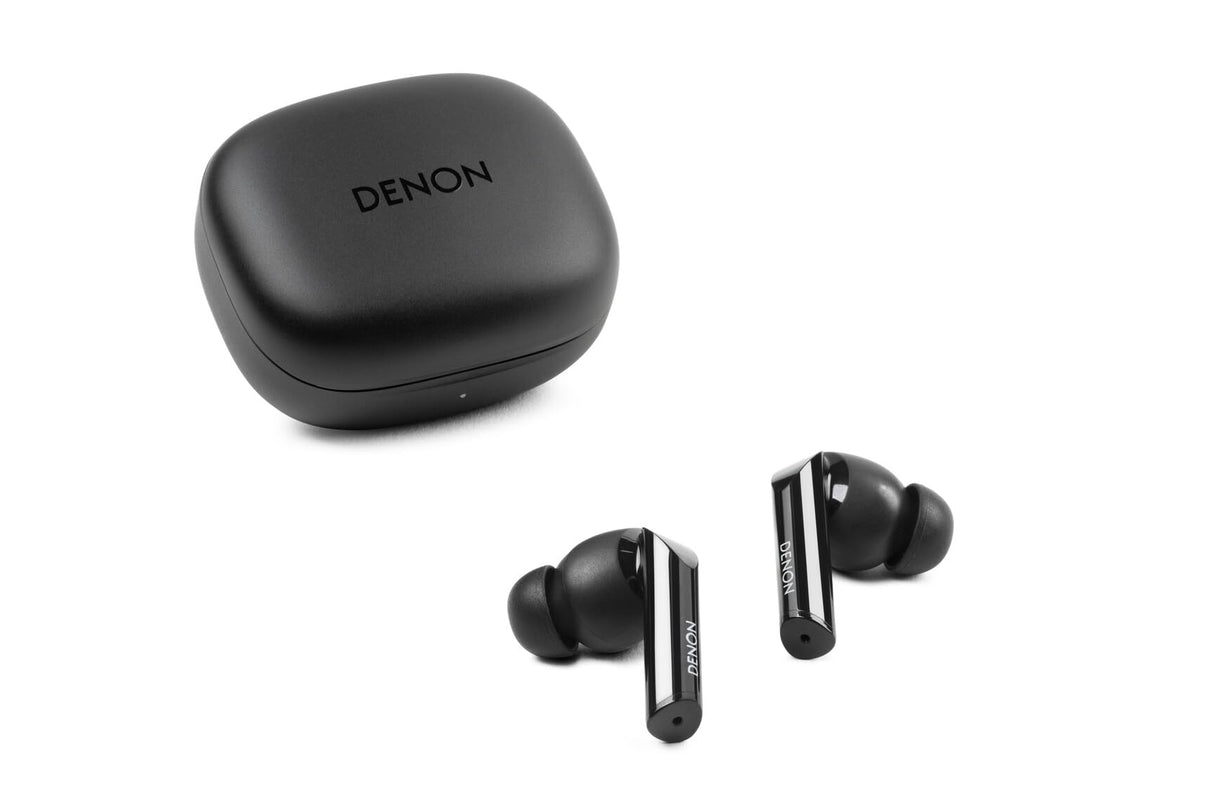 Denon AH-C840NCW - Auriculares intrauditivos inalámbricos Bluooth con cancelación Activa de Ruido, Resistentes al Agua, Llamada cristalina, Color Negro