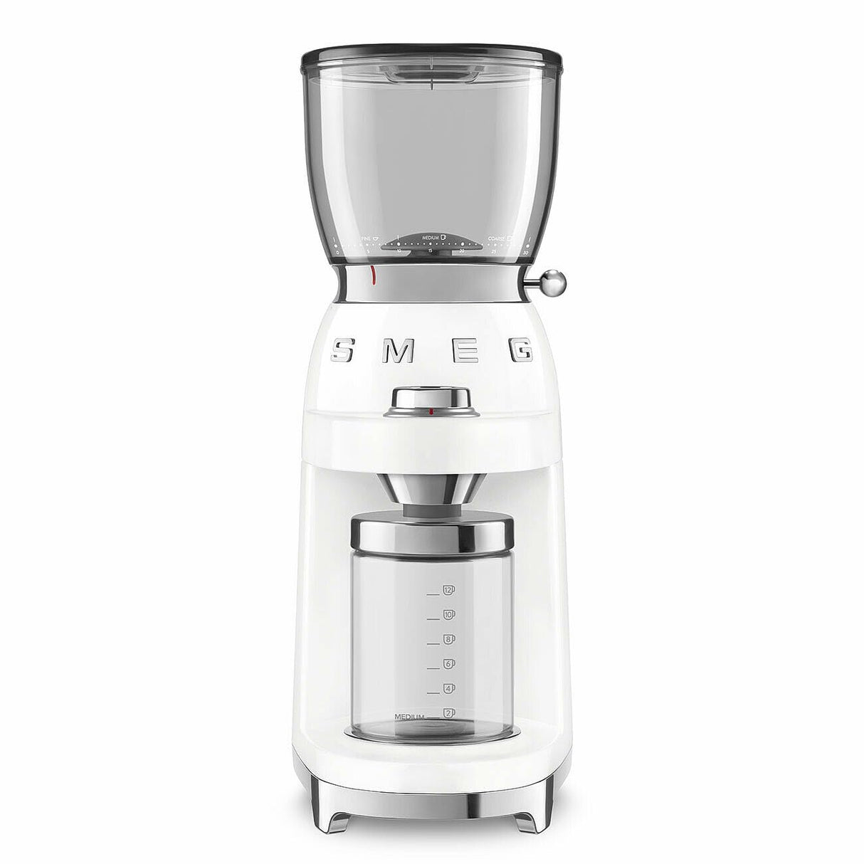Smeg CGF11WHEU coffee mill 50`s Style white
