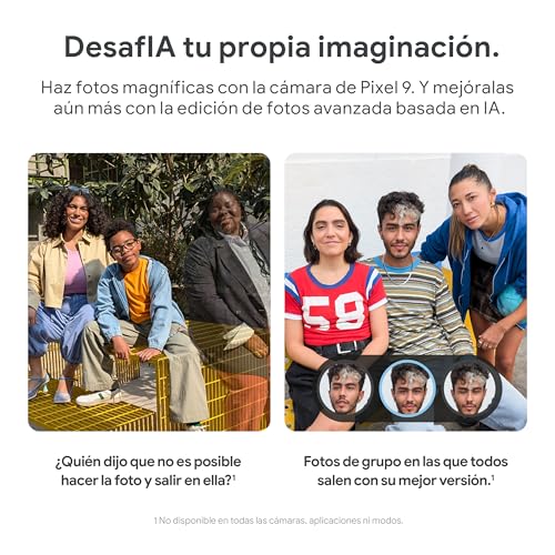 Google Pixel 9 - Smartphone Android Desbloqueado con Gemini, cámara Avanzada, batería con una autonomía de 24 Horas y Pantalla Actua de 6,3" - Porcelana, 128GB
