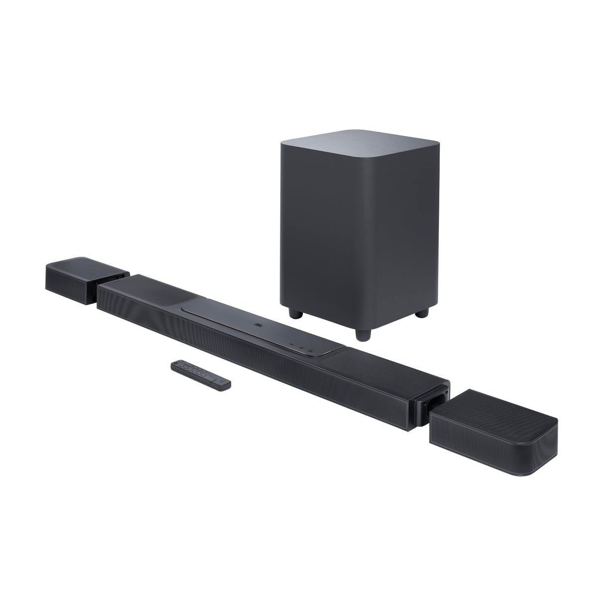 JBL Barra de Sonido 1300 con Altavoces envolventes Desmontables, 1700 W, Wi-Fi Integrado, Sonido Envolvente 3D, MultiBeamTM, Dolby Atmos y DTS X, en Negro, Enchufe UK (Tipo G)
