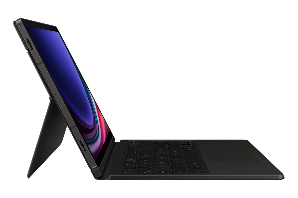 Samsung EF-DX725 QWERTZ Allemand Pogo Pin Noir