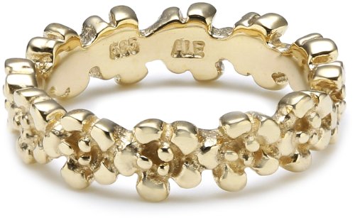 Pandora 150104-59 - Anillo de oro amarillo de 14 quilates con ónice, talla 19 (18,79 mm)