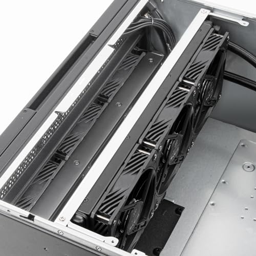 SilverStone Technology RM52, Chasis Servidor con Montura en Rack 5U con compatibilidad para disipadores duales de 360mm para refrigeración líquida, SST-RM52