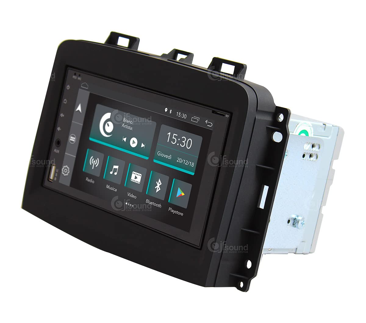 Autorradio de Ajuste Personalizado para Fiat 500L Restyling Android GPS Bluetooth WiFi Dab USB Pantalla táctil Full HD 6,2"