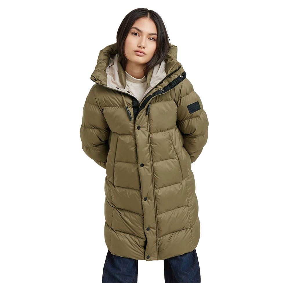 G-Star Para Mujer Whistler Parka Puffer, Verde (antic green D25188-B958-735), S