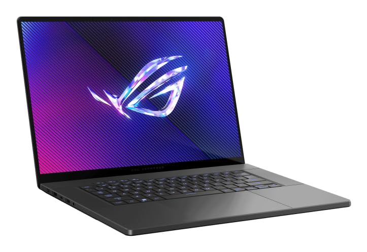 ASUS ROG Zephyrus G16 OLED GU605MV-QR047 - Portátil Gaming de 16" WQXGA 240Hz (Intel Core Ultra 9 185H, 32GB RAM, 1TB SSD, NVIDIA RTX 4060 8GB, Sin OS) Gris Eclipse - Teclado QWERTY español
