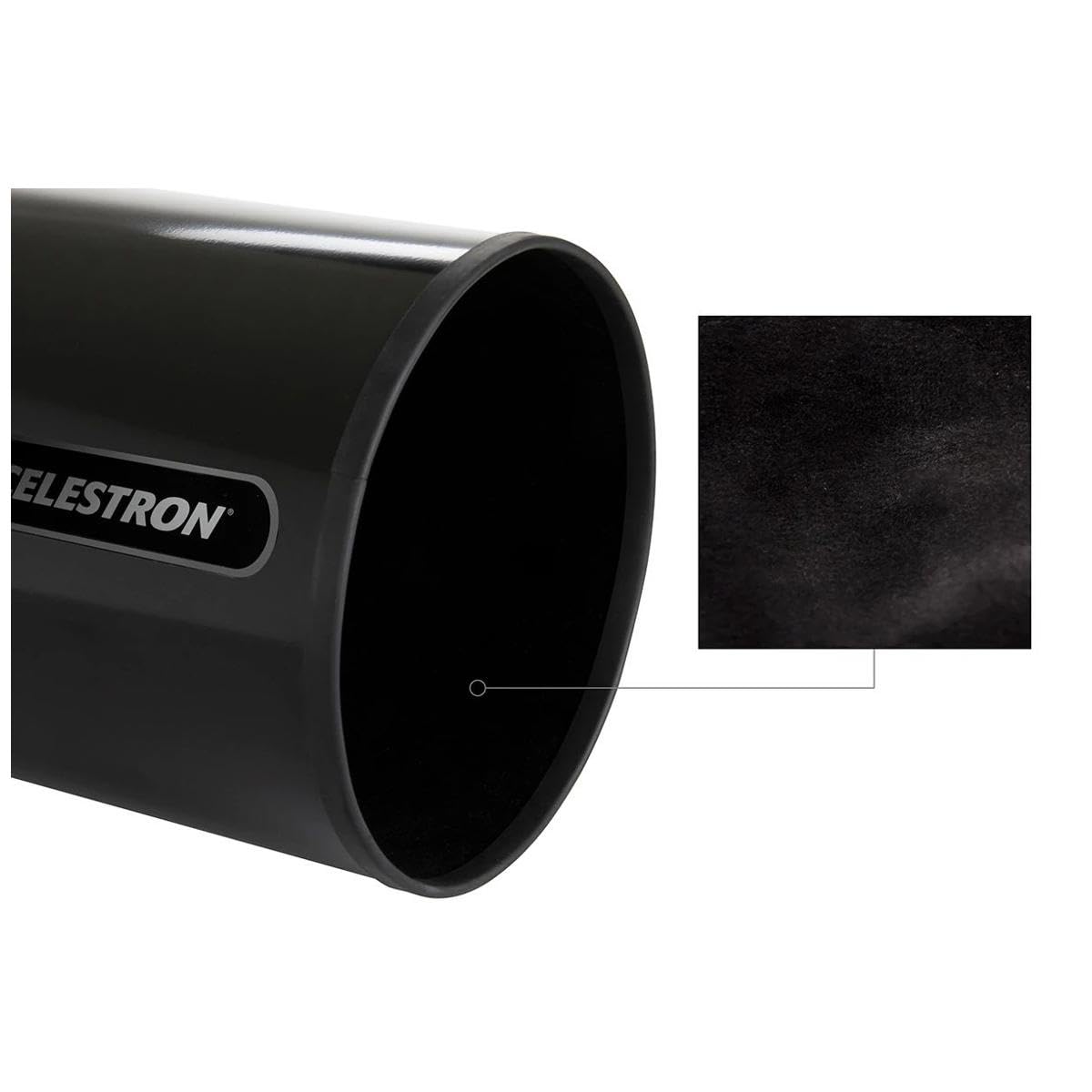 Celestron 94020 Dew Shield: con Cubierta Protectora, Aluminio, previene la formación de rocío, para telescopios Schmidt Cassegrain de 6”