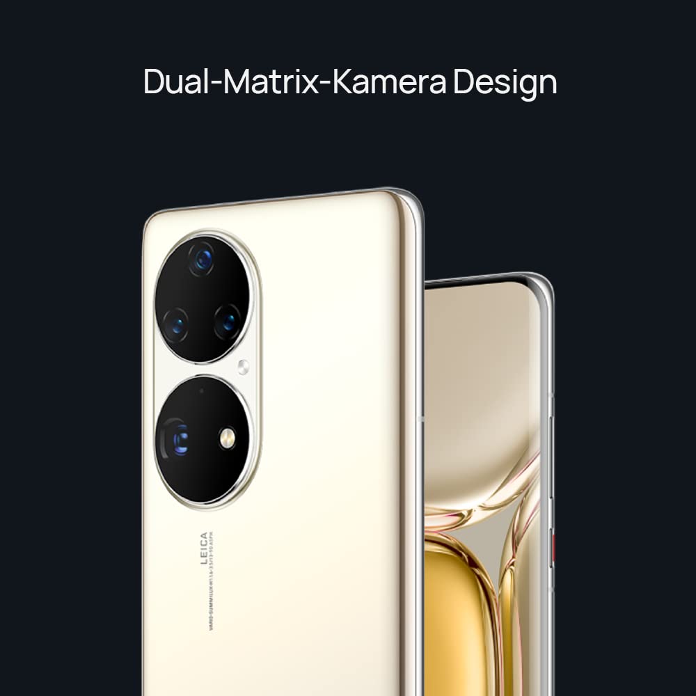 HUAWEI P50 Pro – Smartphone, cámara True Chroma de 50 MP, pantalla OLED de 6,6 pulgadas, velocidad de actualización de 120 Hz, supercarga de 66 W, 8 GB+256 GB, Cocoa Gold