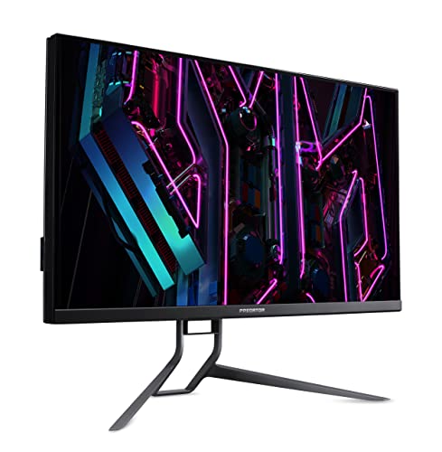 Acer Predator X32 FP Monitor para Juegos - 4K UHD, 160 Hz, USB-C Quantum-Dot, Höhenverstellung, Lautsprecher, USB-Hub