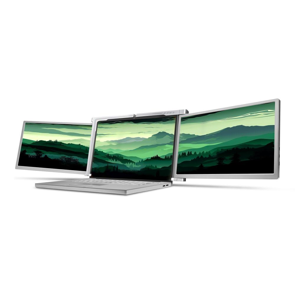 MISURA | Monitores Duales LCD portátiles de 14" One Cable (USB-C) | Full HD, 25 ms, 1000:1, W-LED