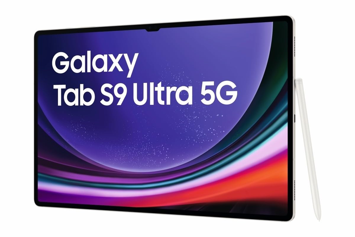 SAMSUNG Galaxy Tab S9 Ultra (2023) 14.6" Inch Android Tablet, S Pen Included (1TB ROM + 16GB RAM, 5G, Beige)
