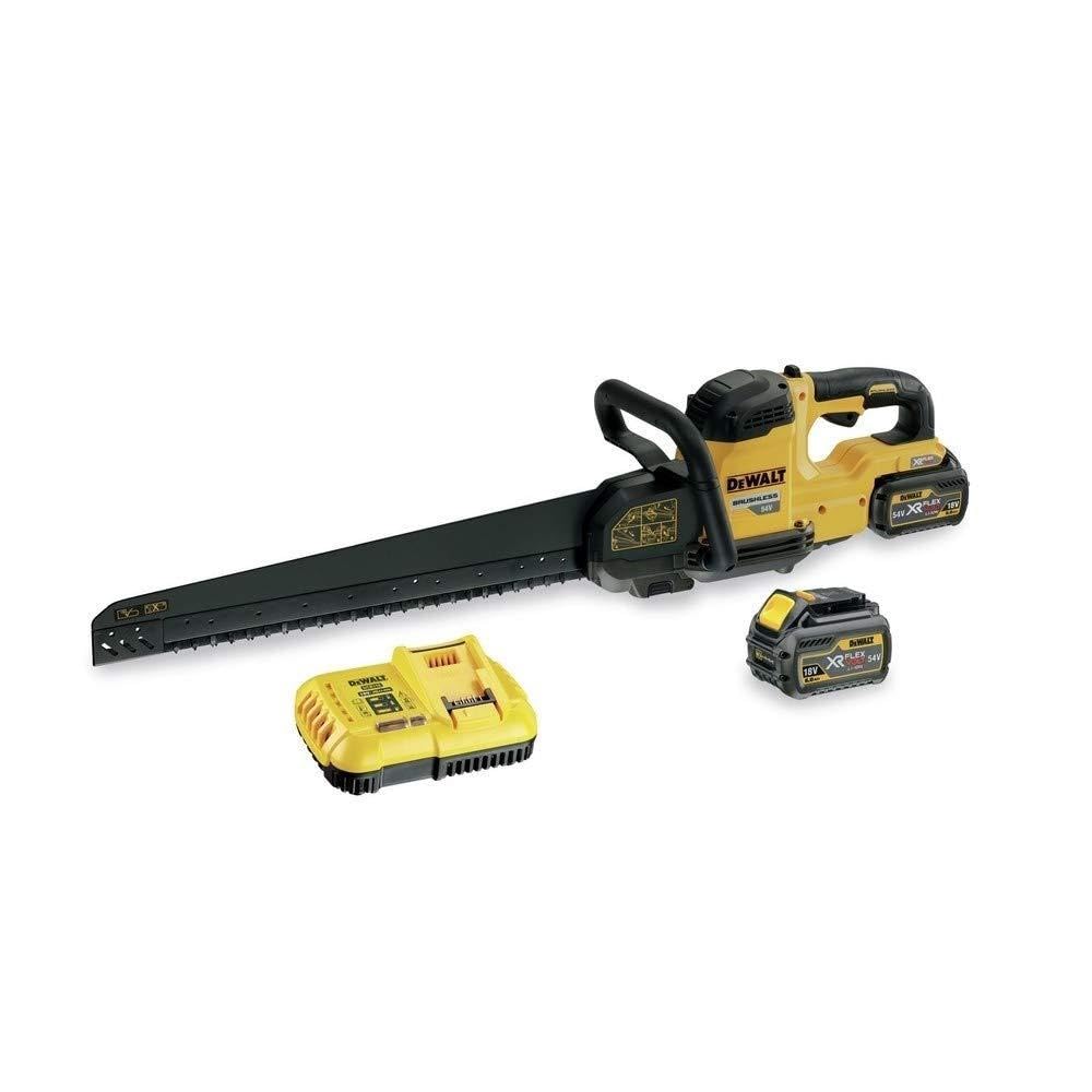 DEWALT DCS398T2-QW - Sierra Alligator® sin escobillas XR FLEXVOLT 54V con 2 baterías 54V/18V Li-Ion 6,0Ah – long. 430mm Hoja Poroton Clase 20 con bolsa DEWALT