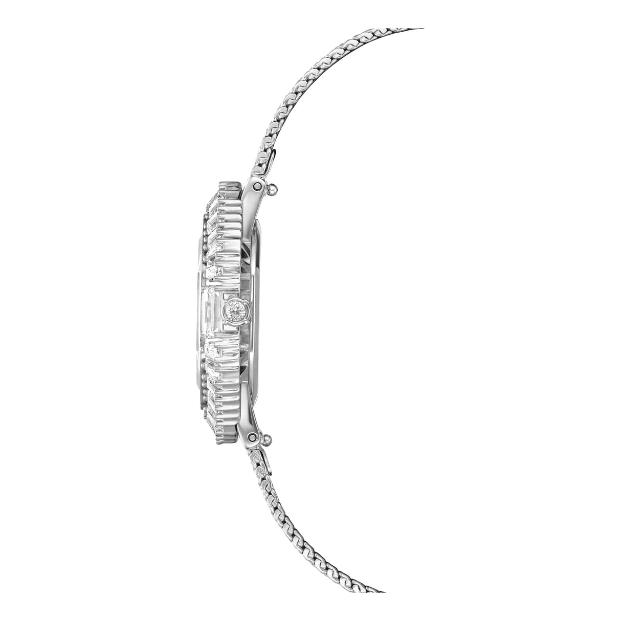 Swarovski Reloj Matrix Octagon, Brazalete de Metal, Tono Plateado, Acero Inoxidable