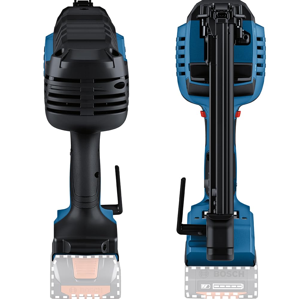 Bosch Professional 18V System clavadora madera batería GNH 18V-50 M (modo disparo por impacto simple, apto para clavos: 16-54 mm, 1,2 mm y ángulo de clavado de 0°, sin baterías ni cargador)