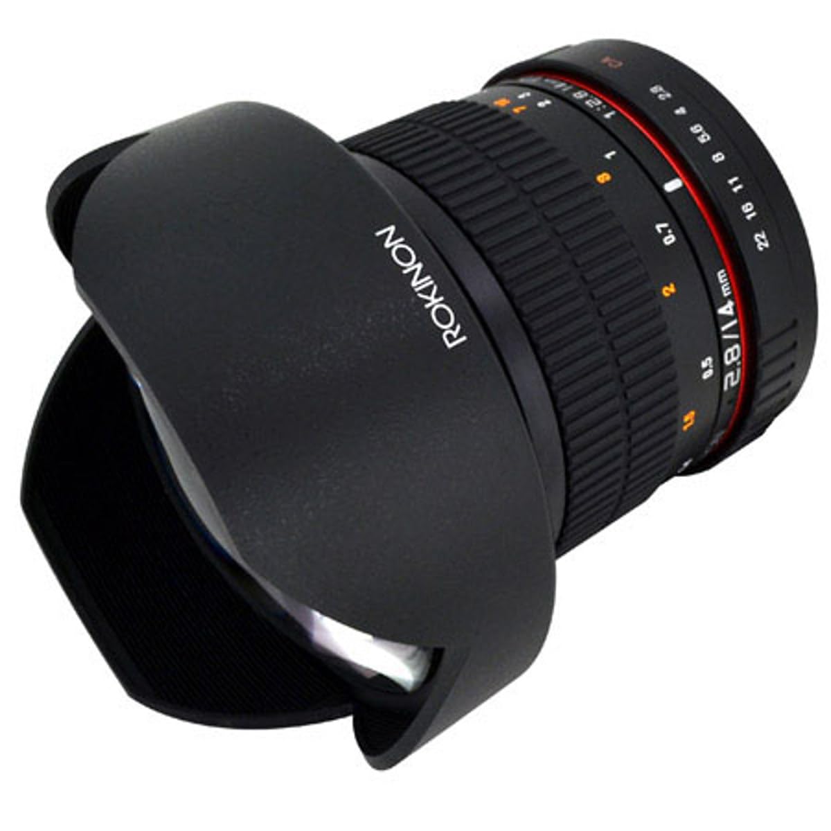 Rokinon Lente Ultra Ancha FE14M-C de 14 mm F2.8 para Canon (Negro)