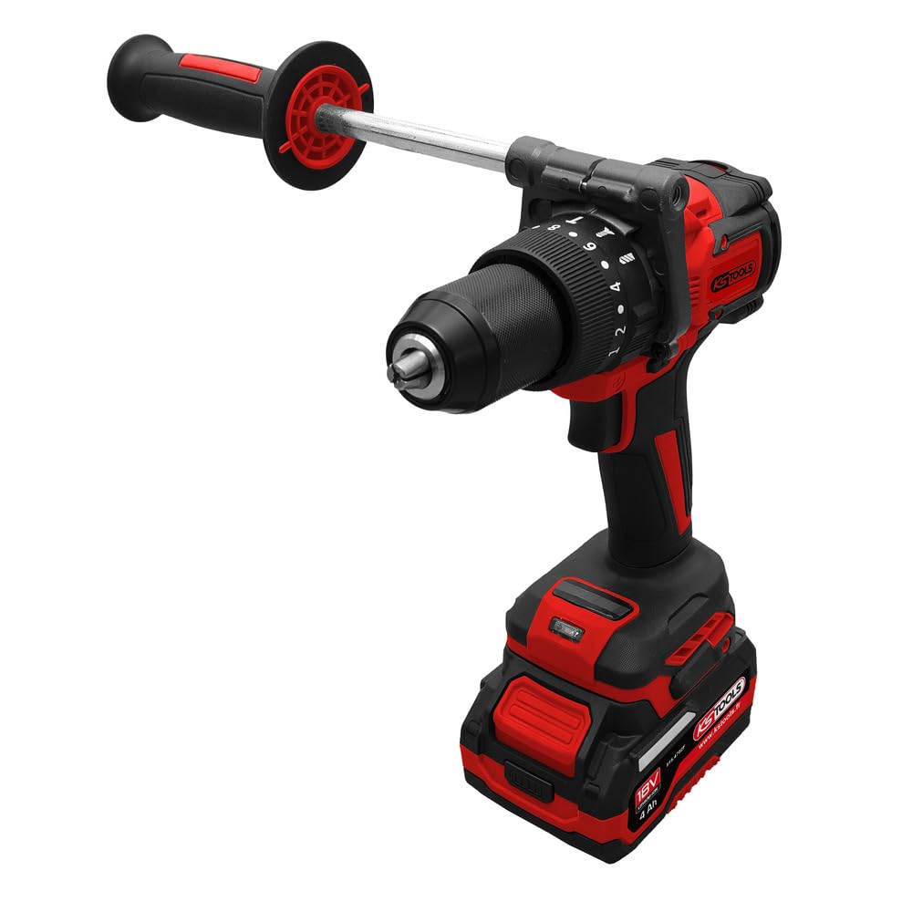 KS Tools 515.4730F - Taladro atornillador con batería (18 V, 1,6 kg, sin batería)
